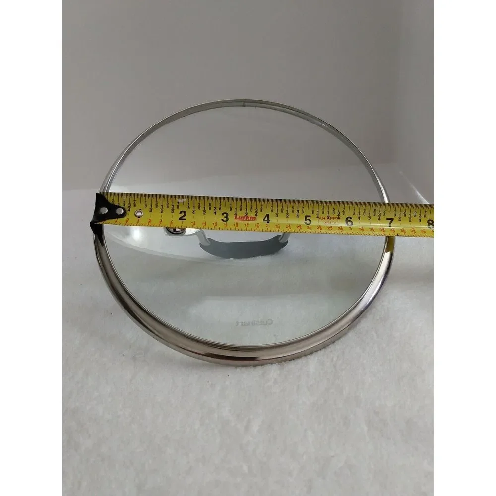Cuisinart Sauce Pan Fry Pan Skillet‎ Replacement Glass Lid 7